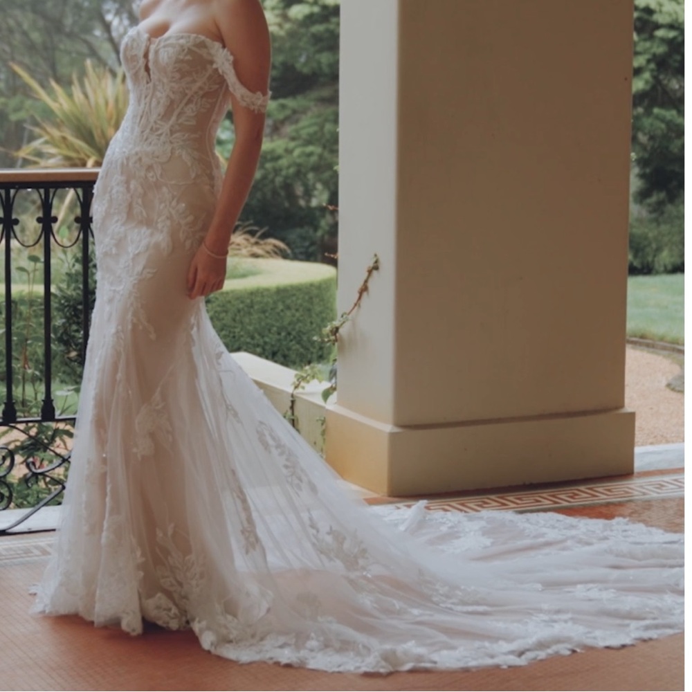 NWT Size 16 Sophia Tolli Wedding Dress Y3160 - Picture 4 of 16